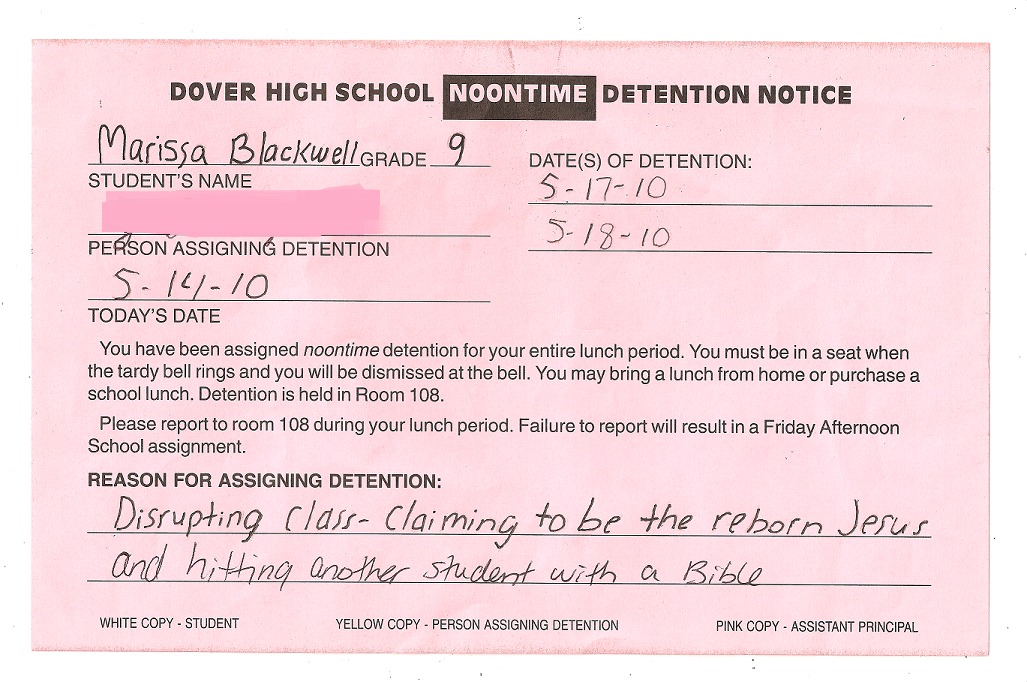 16 Funny Detention Slips Pleated Jeans