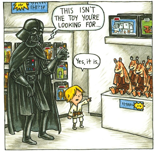 Darth Vader and Son by Jeffrey Brown (7)