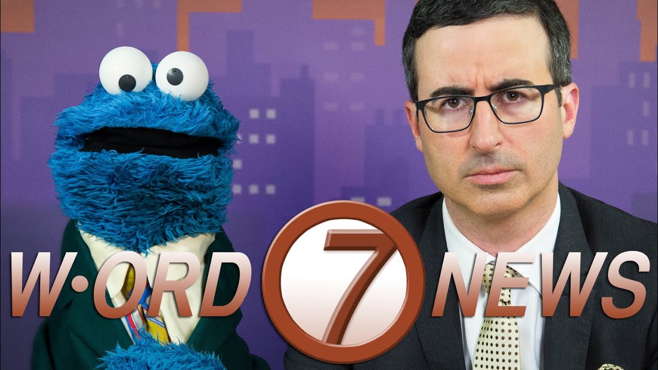 W-ORD Channel 7 News With John Oliver & Cookie Monster