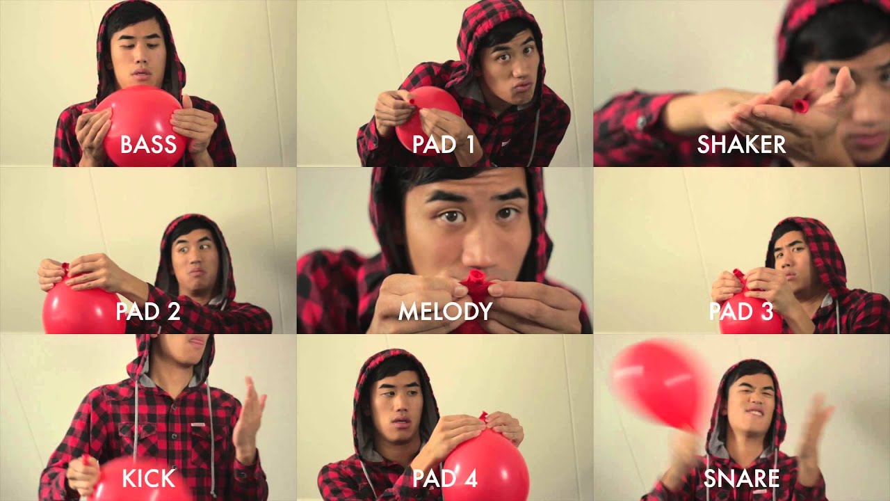 99 Red Balloons - played with red balloons.