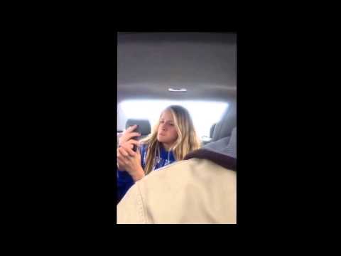 Catching a daughter doing selfies on video