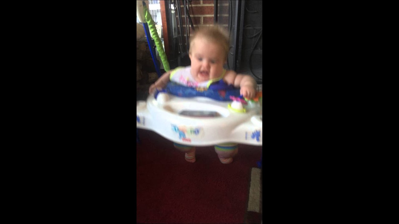 Baby crying & then jumps to the beat of 2chainz!!!