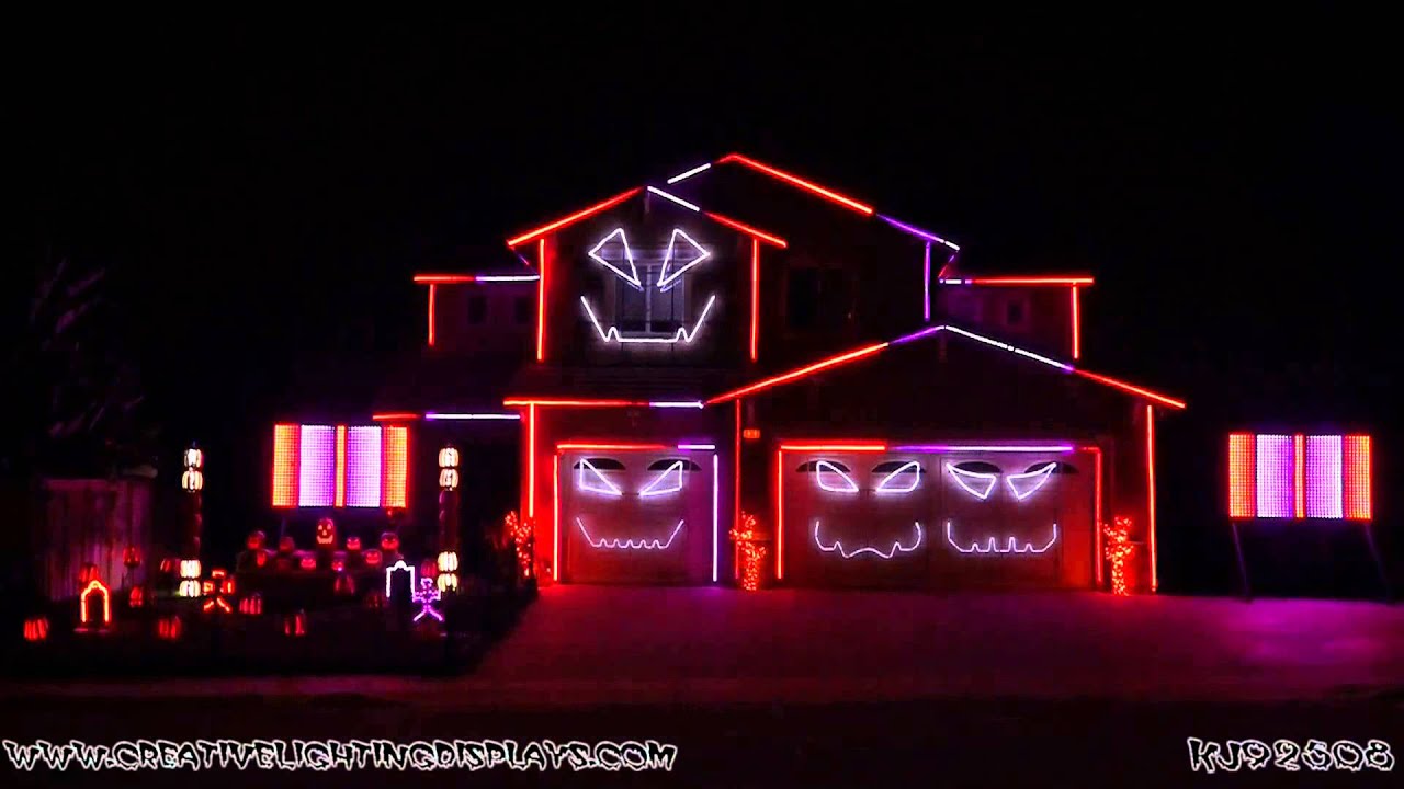 Halloween Light Show 2015 - Ghostbusters (Ray Parker Jr)