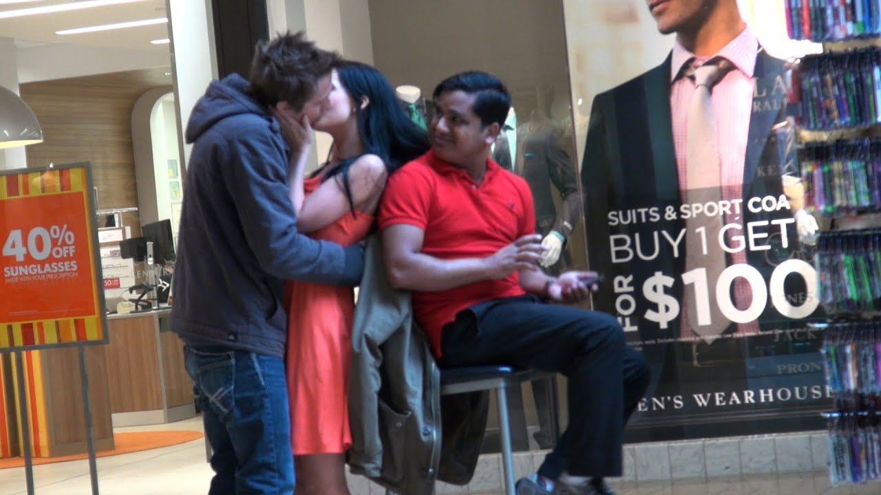 Kissing Against People Prank!!