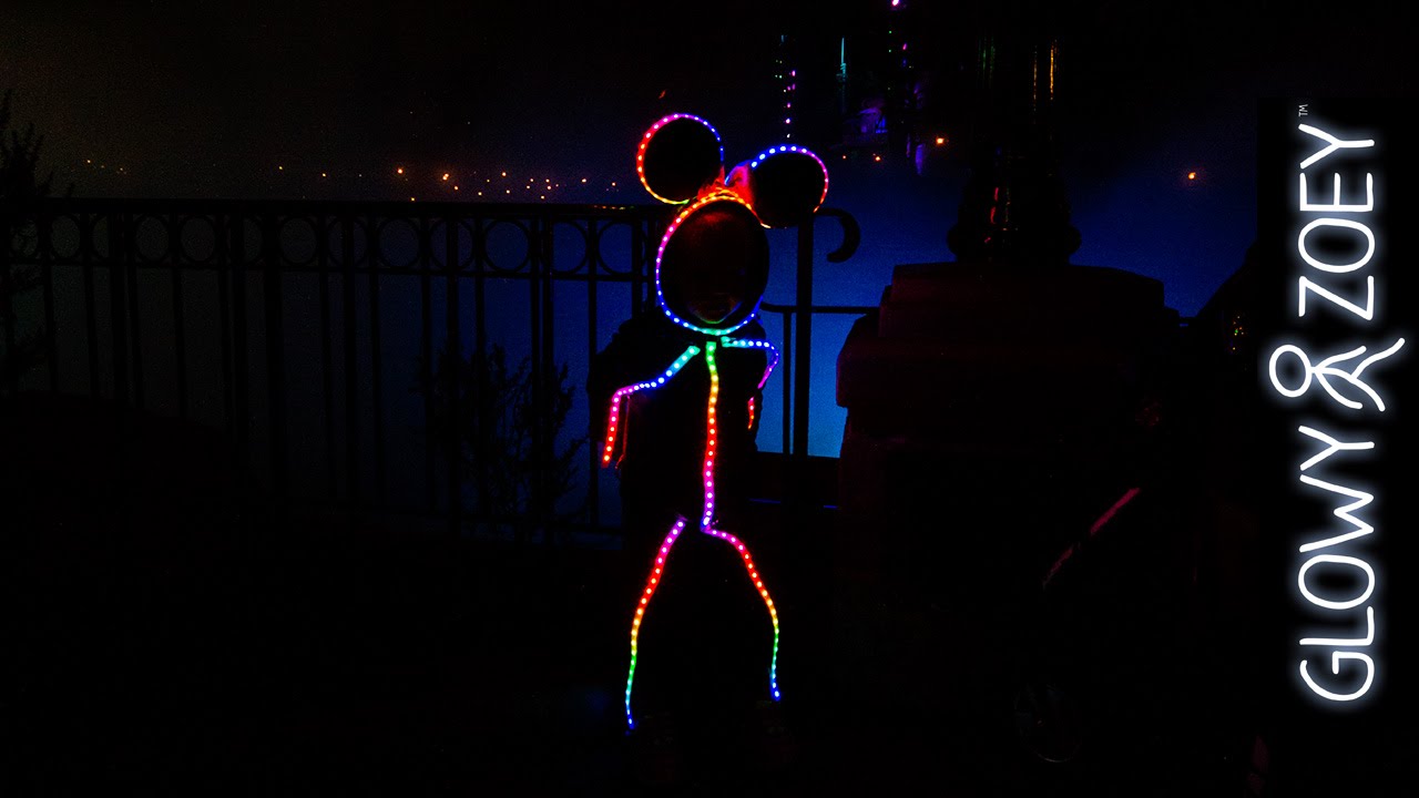 LED Halloween Costume version 2.0 Minnie Mouse edition for Glowy Zoey