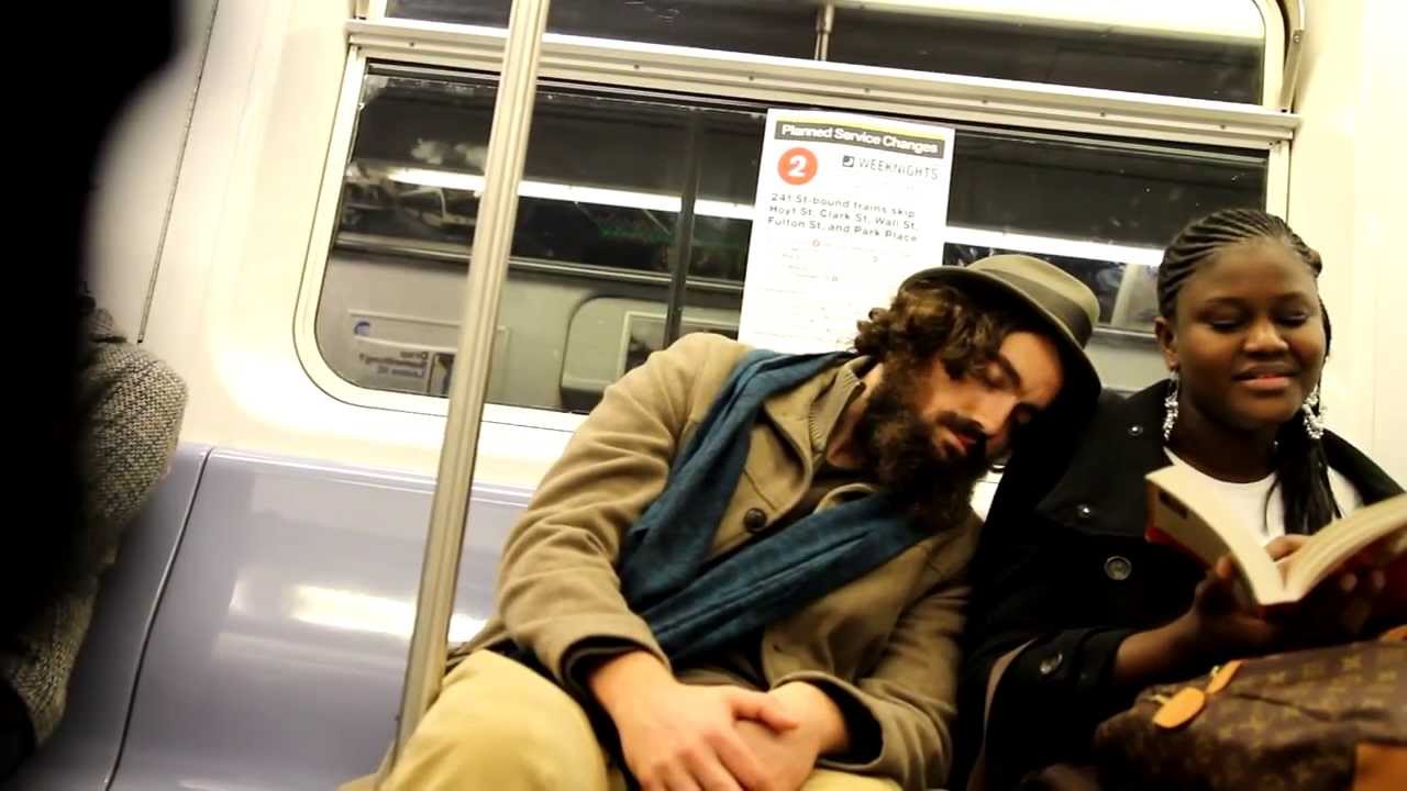 Sleeping On Strangers On The Subway