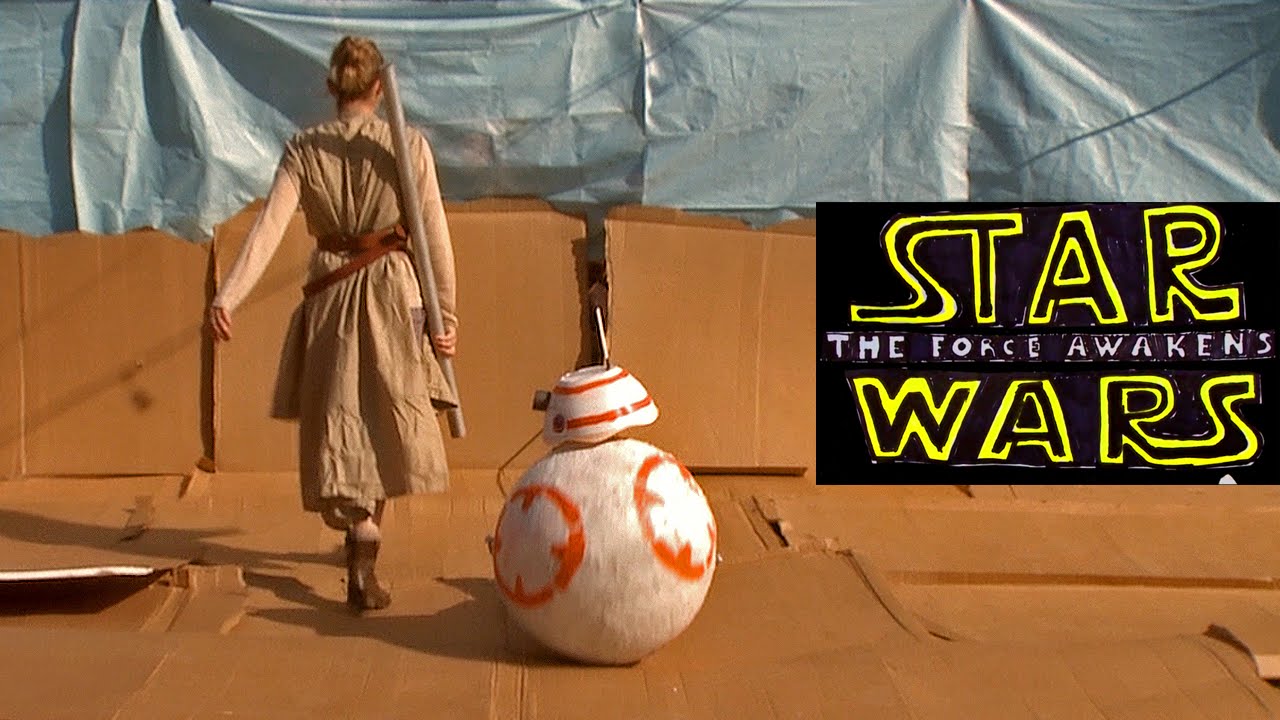 Star Wars: The Force Awakens trailer homemade low budget remake