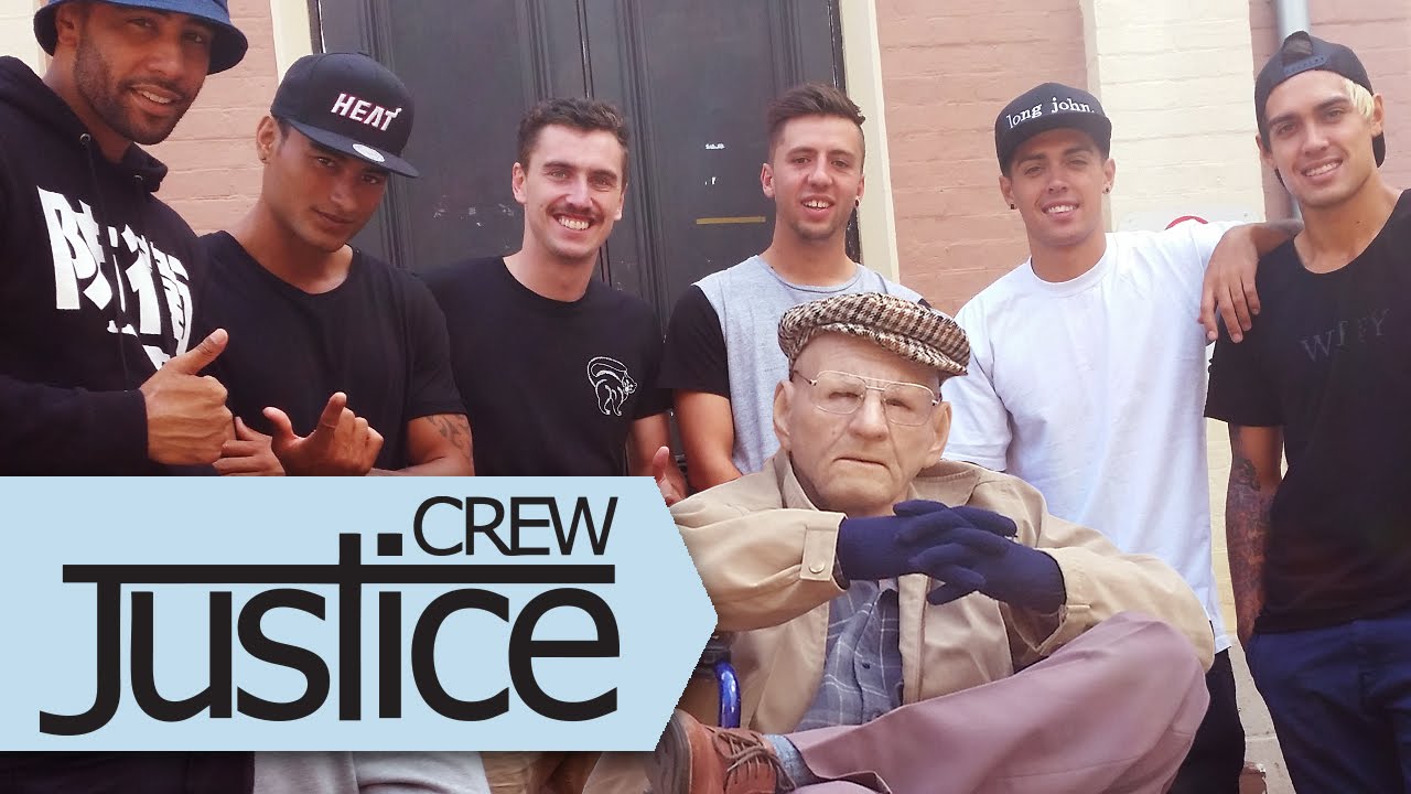 DANCING GRANDPA PRANK by Justice Crew feat. The Royal Stampede
