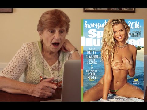 Grandma In Awe of Sports Illustrated Swimsuit Covers (2016)