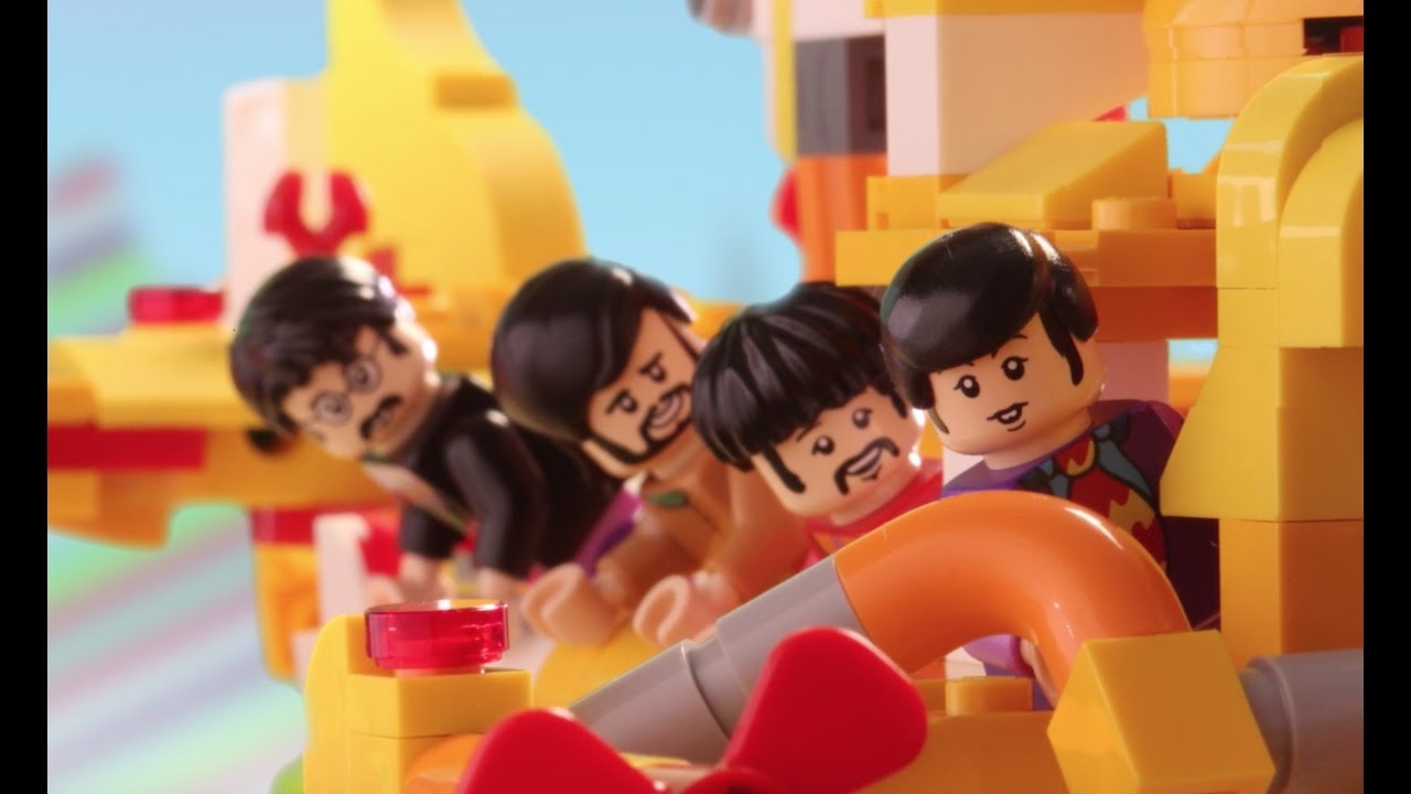 The Beatles’ LEGO Yellow Submarine vs. the Sea Monster