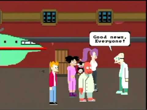Futurama NES Game: Stage 1