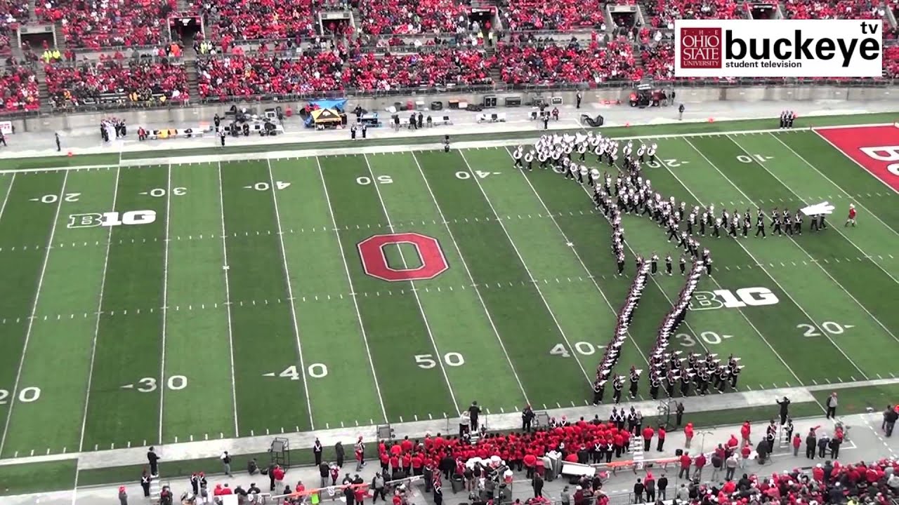 Ohio State Marching Band "Michael Jackson Tribute" - Halftime vs. Iowa: 10-19-13