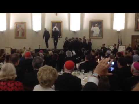 A MUST SEE TAP DANCE DUEL BY US SEMINARIANS!!