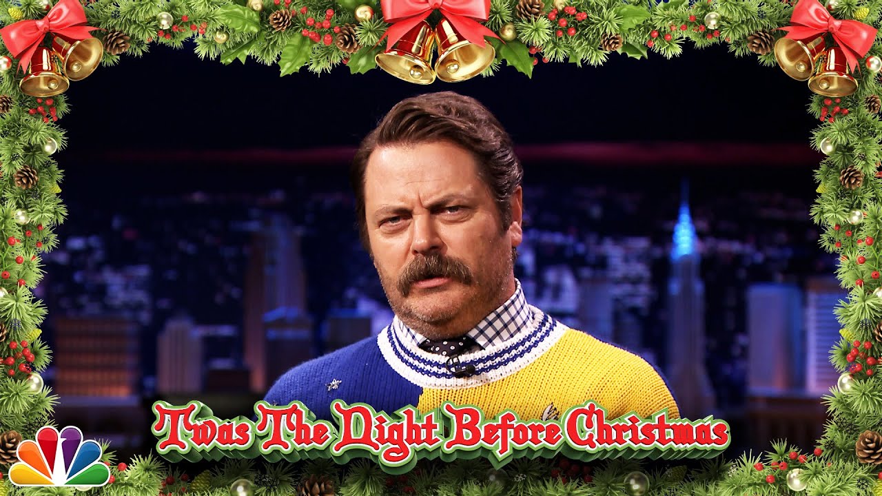 Nick Offerman Reads 'Twas the Night Before Christmas