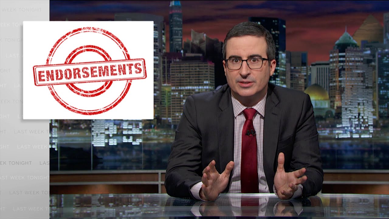 Endorsements (Web Exclusive): Last Week Tonight with John Oliver (HBO)