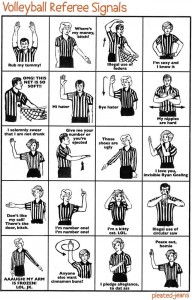 Volleyball Referee Signals