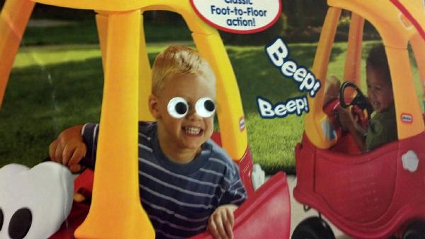 googly eyes on things at target