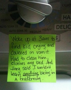 Post-It Notes From a Stay-at-Home Dad (22 Pics)