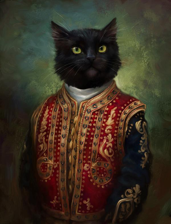 Classical Cat Portraits (6 Pics)