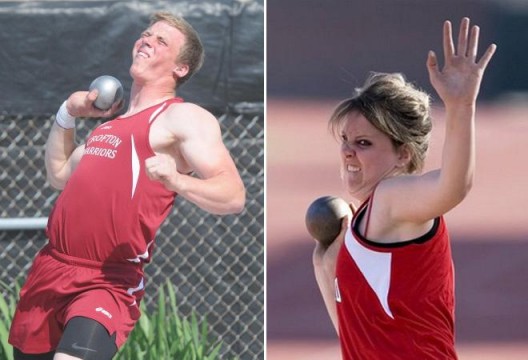 Shot Put Faces (16 Pics)