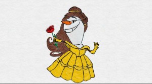 Olaf From Frozen as Disney Princesses (10 Pics)