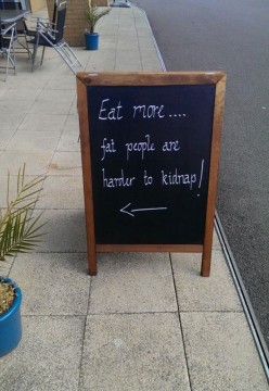 21 Funny Chalkboard Signs