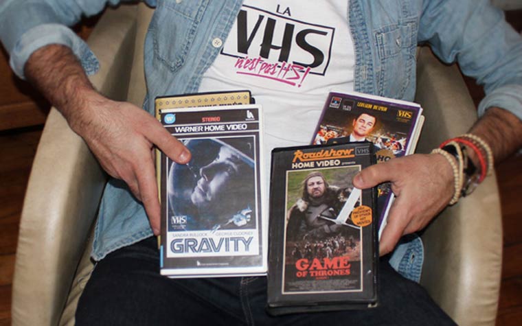 Modern Movies and TV Shows Designed as Old VHS Tapes.