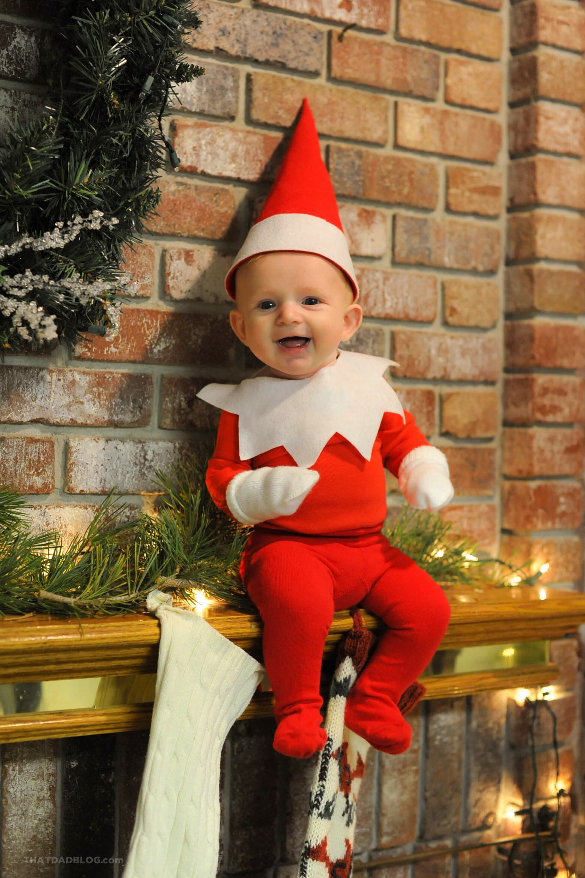 Dad Turns His Baby Son Into A Real Life Elf On The Shelf Dad Turns His Baby Son Into A Real Life Elf On The Shelf