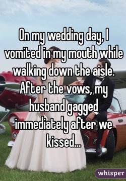 16 Awkward Wedding Day Confessions
