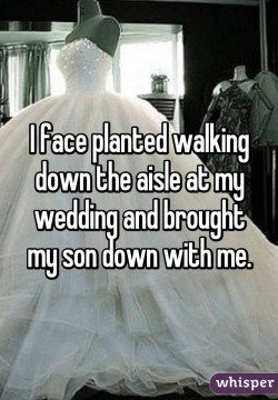 16 Awkward Wedding Day Confessions