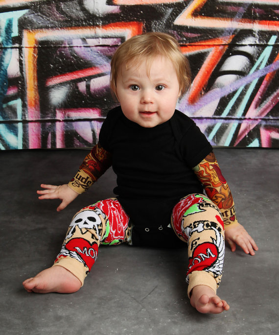 Cute Shirts and Onesies Make it Look Like Your Baby Has Arm Tattoos