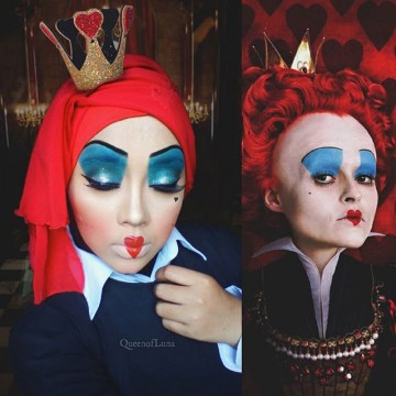 Makeup Artist Uses Hijab to Transform Herself into Disney Characters