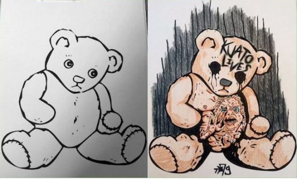24 New Corrupted Coloring Book Pages