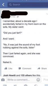 18 Funny Facebook Posts That You Shouldn't Scroll Past