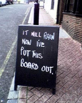 22 Creative and Funny Sidewalk Signs