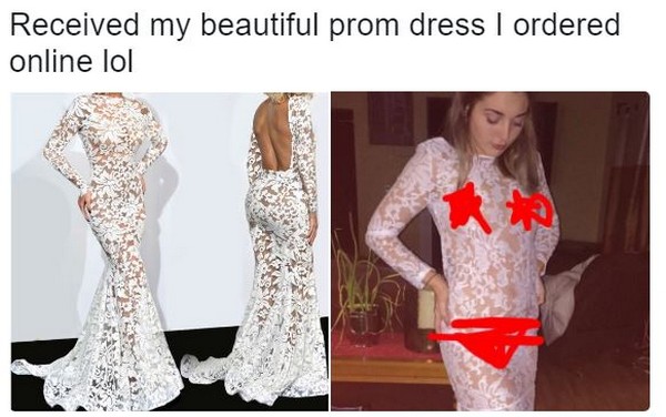 Where like prom dresses ordered online gone wrong with bank