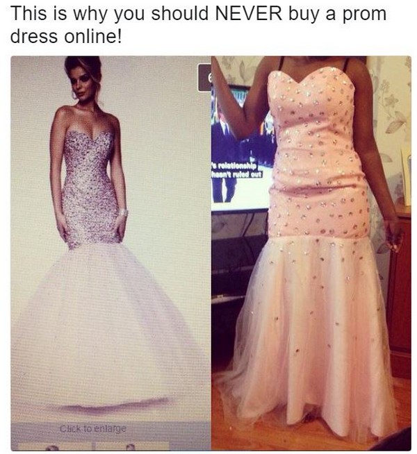 Prom online prom dresses ordered online gone wrong xscape
