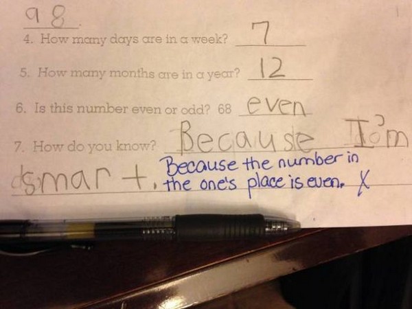 bad homework answers