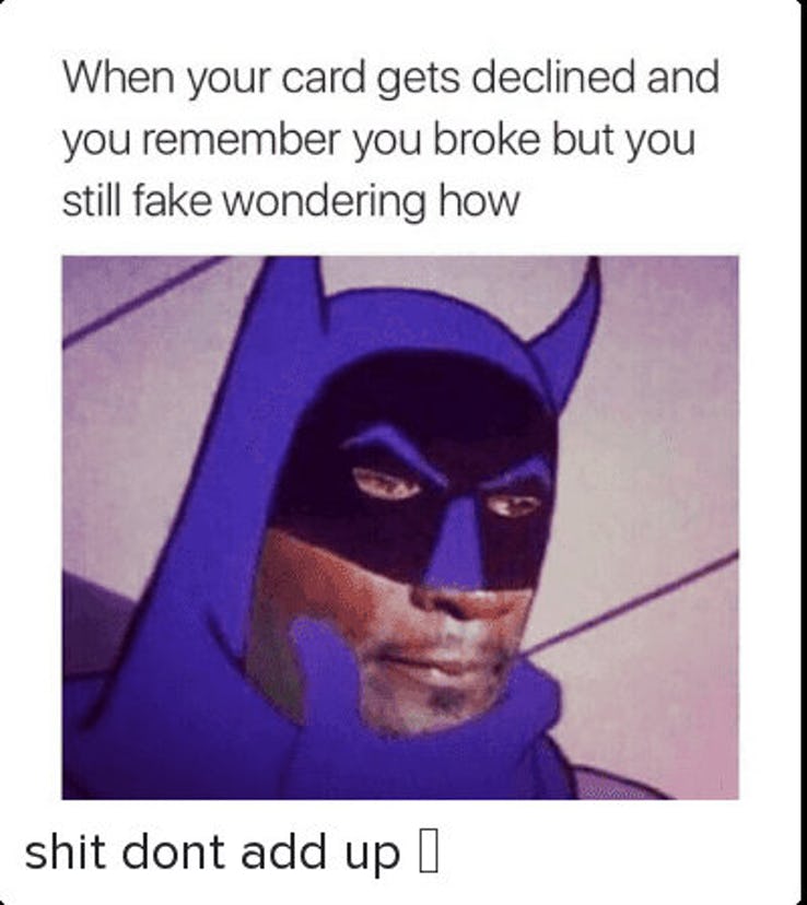 card declined meme, credit card declined meme, declined card meme, declined credit card meme