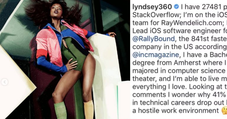 A Model And Coder Destroyed The Nerds Who Said She Was Too Hot To Be In Tech