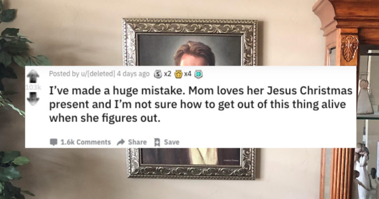 Man Gives His Mormon Mom A Portrait Of Obi-Wan For Christmas And Tells Her It’s Jesus