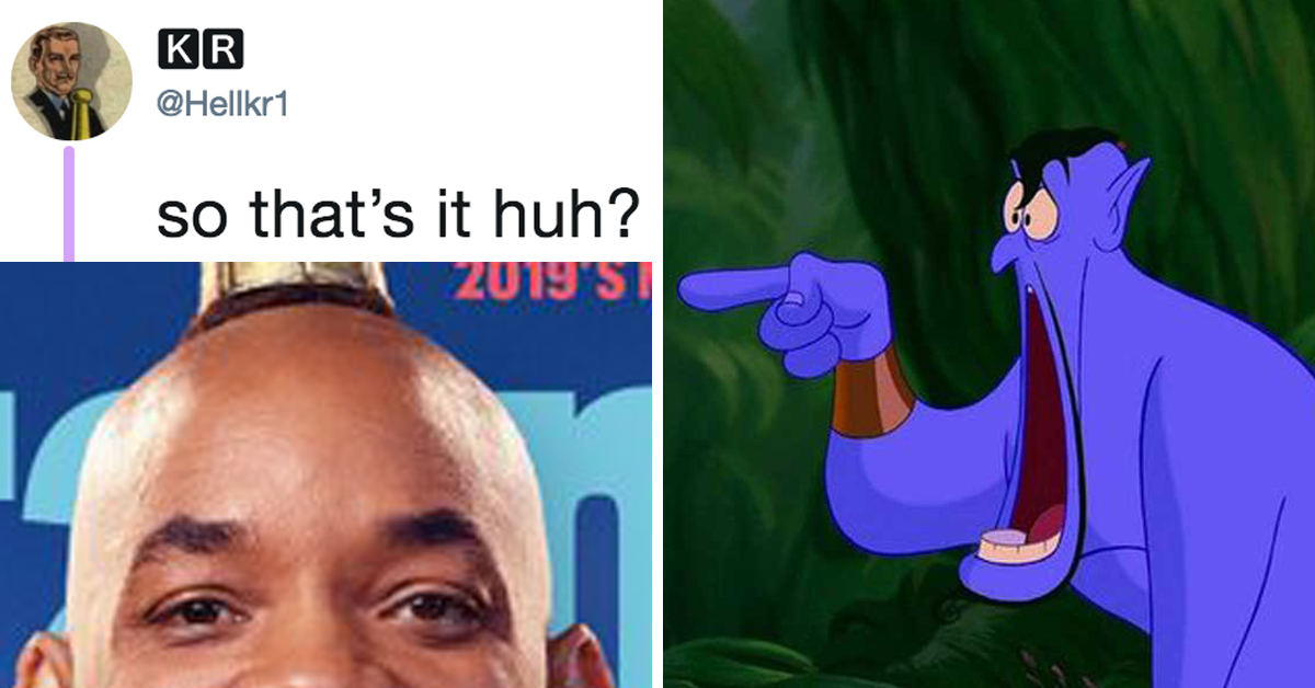 People Are Not Feeling Will Smith’s Genie Look In The ‘Aladdin’ Remake