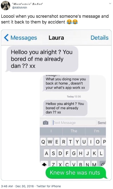 14 People Who Royally Fucked Themselves Over With Their Own Screenshots