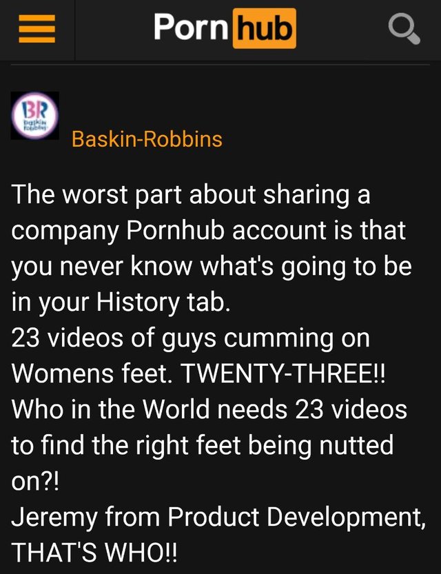 640px x 833px - Pornhub's Comment Section Is The Funniest Thing You'd Never Think To Read