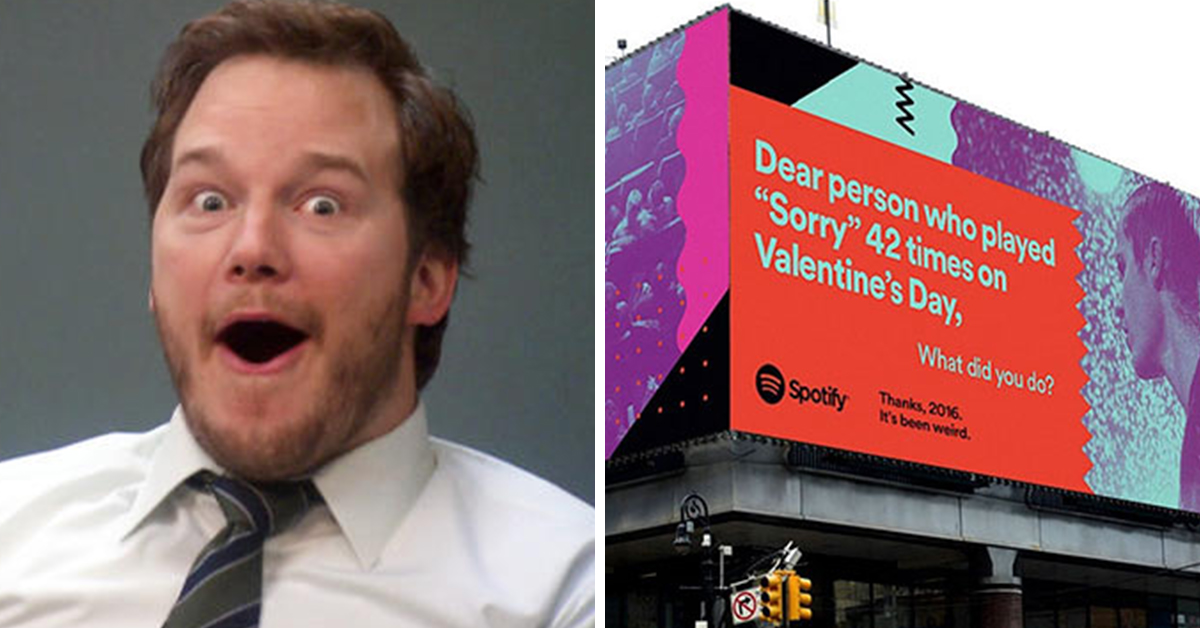 Spotify Puts People On Blast By Putting Its Users Most Embarrassing Listening Habits On Billboards 7602