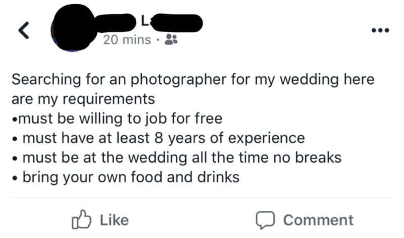 Image result for choosing beggar wedding photo