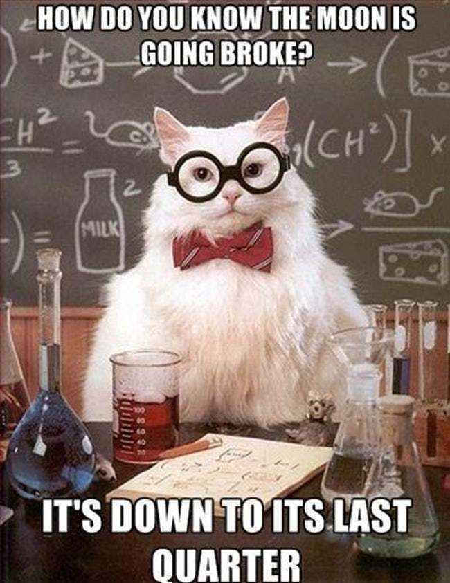 funny science jokes, funny science puns, science puns, chemistry puns, nerdy puns