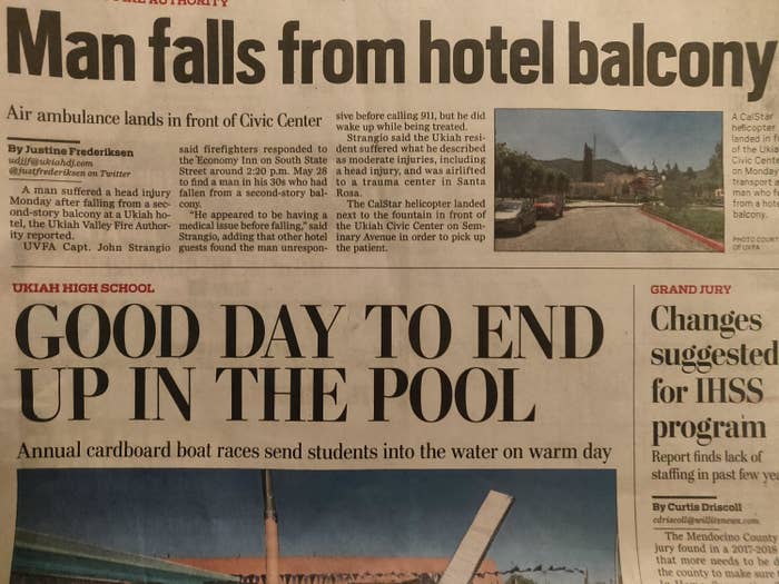 newspaper fails, magazine fails, tombstoning, reddit tombstoning, r/tombstoning, headline fails, unfortunate headlines, unfortunate placement