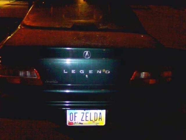 of zelda funny license plate, clever zelda license plate