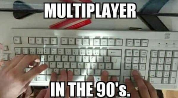 multiplayer in the 90s meme